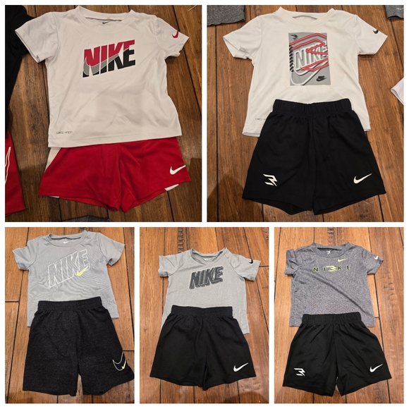 5 Nike Kids T-Shirt and Shorts Set - Picture 1 of 6
